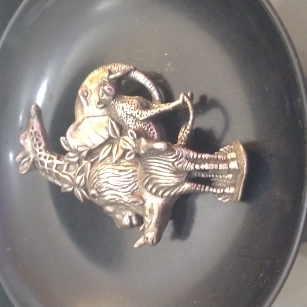 Vintage Dakota West Designs Sterling Silver Brooch